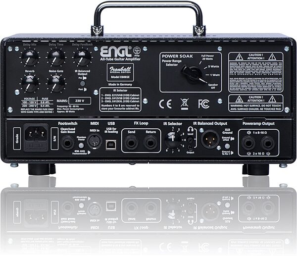 ENGL E606SE Ironball Special Edition Guitar Amplifier Head, New, Main Back