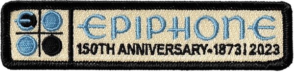 Epiphone 150th Anniversary Embroidered Patch, Rectangle, Main