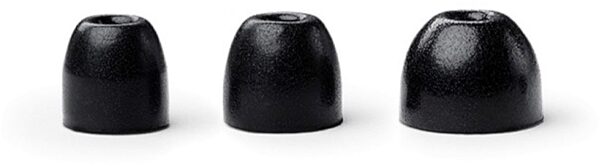 Shure EABKF1 Foam Sleeves for Sound Isolating Earphones (5-Pack), Black, Medium, Alt