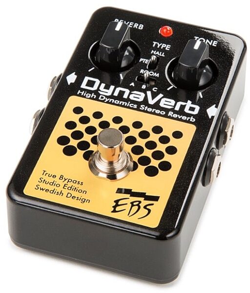 EBS Dynaverb Bass Reverb Pedal, Angle