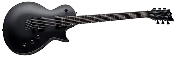 ESP LTD EC-1000 Baritone Electric Guitar, Charcoal Metallic Satin, view