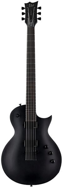 ESP LTD EC-1000 Baritone Electric Guitar, Charcoal Metallic Satin, main