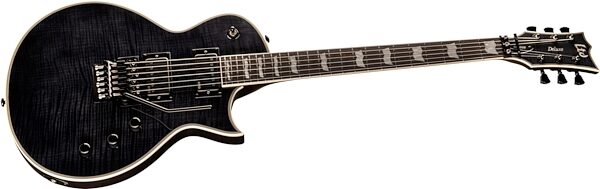 ESP LTD EC-1000FR Deluxe Series Electric Guitar with Floyd Rose, See-Thru Black, Action Position Back