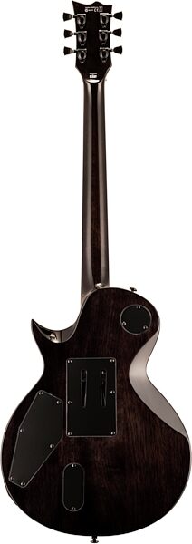ESP LTD EC-1000FR Deluxe Series Electric Guitar with Floyd Rose, See-Thru Black, Blemished, Action Position Back
