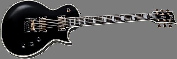 ESP LTD EC-1000T CTM Traditional Series Evertune Electric Guitar, Black, Main Back