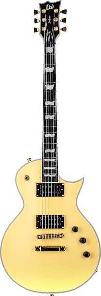 ESP LTD EC-1000T CTM Traditional Series Electric Guitar, Vintage Gold Satin, Action Position Back