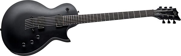 ESP LTD EC-1000 Baritone Electric Guitar, Charcoal Metallic Satin, Action Position Back
