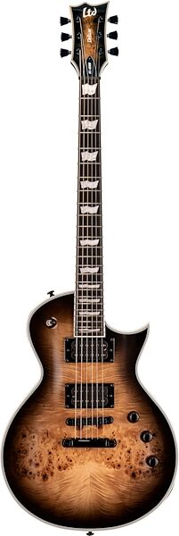 ESP LTD EC-1000 Burl Poplar Electric Guitar, Action Position Back