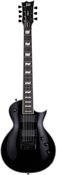 ESP LTD Eclipse EC-1007 EverTune Electric Guitar, 7-String, Black, Blemished, Main