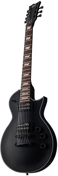 ESP LTD Eclipse EC-257 Electric Guitar, 7-String, Black Satin, ve
