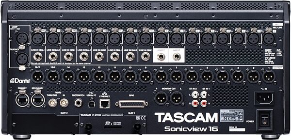 TASCAM Sonicview 16XP Digital Mixer, 32-Channel, New, Left