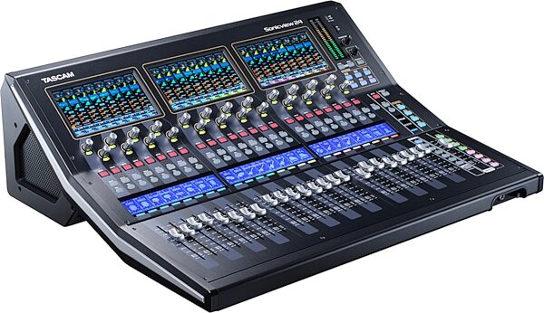TASCAM Sonicview 24XP Digital Mixer, 32-Channel, New, Right Angle
