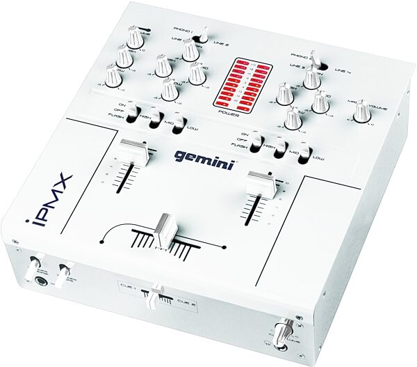 Gemini iPMX 2-Channel Stereo Mixer, Angle