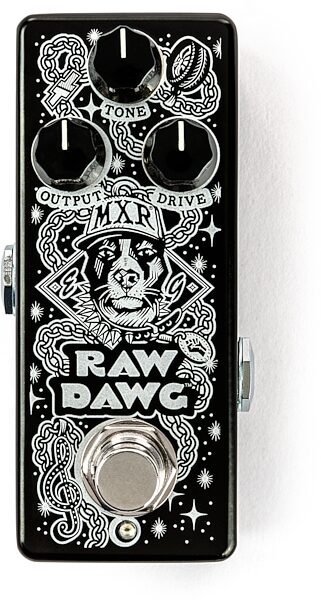 MXR Eric Gales Raw Dawg Overdrive Pedal, Action Position Back
