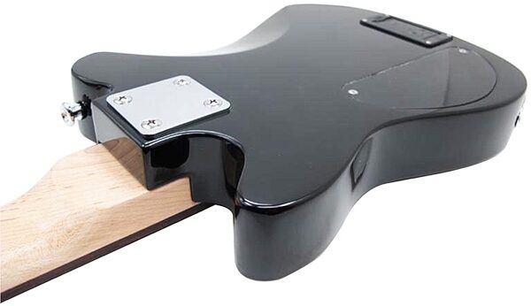 Vorson EGL-TL T-Style Guitarlele Travel Electric Guitar (with Gig Bag), Black View 3