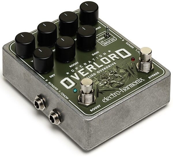 Electro-Harmonix Operation Overlord Allied Overdrive Pedal, Alt