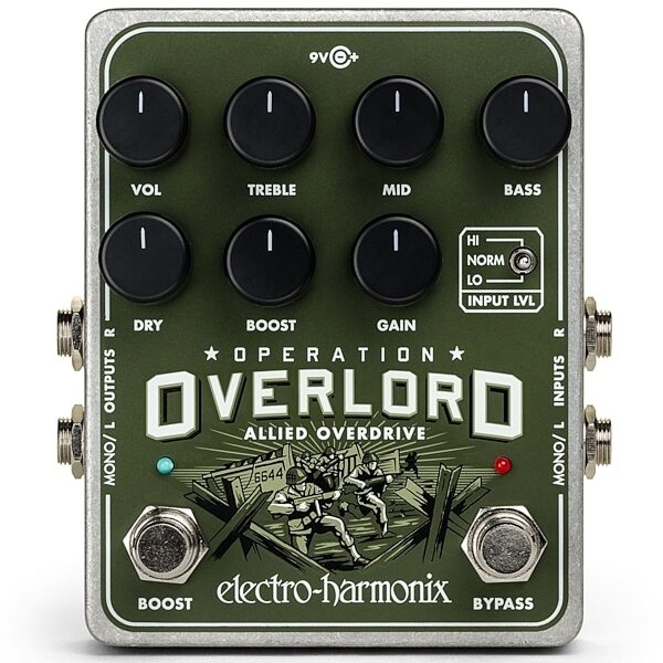 Electro-Harmonix Operation Overlord Allied Overdrive Pedal, Main