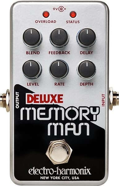 Electro-Harmonix Nano Deluxe Memory Man Analog Delay Pedal, New, Action Position Back