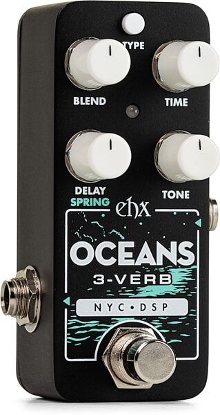 Electro-Harmonix Pico Oceans 3-Verb Reverb Pedal, New, Action Position Back