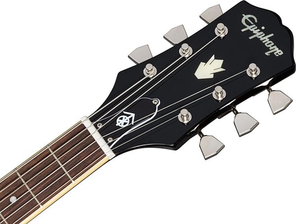 Epiphone Jim James ES-335 '70s Electric Guitar (with Case), Walnut, Action Position Back