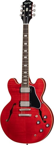 Epiphone Marty Schwartz ES-335 Electric Guitar (with Case), Sixties Cherry, Scratch and Dent, Main