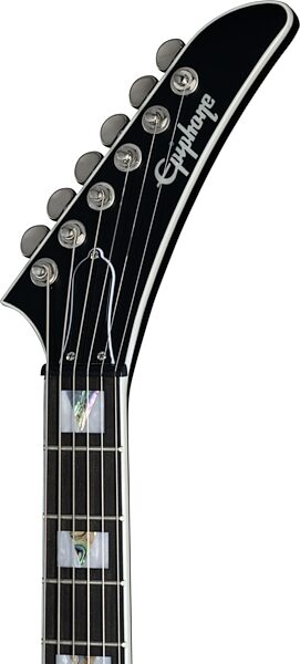 Epiphone Extura Prophecy Electric Guitar, Aged Jet Black Metallic, Action Position Back