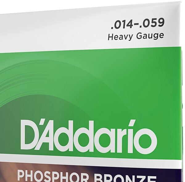 D'Addario EJ18 Phosphor Bronze Acoustic Guitar Strings (Heavy), New, view