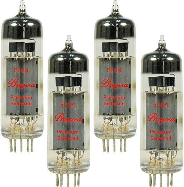 Bugera EL84 Matched Hand-Selected Power Pentodes Tubes, (Set of 4), Main