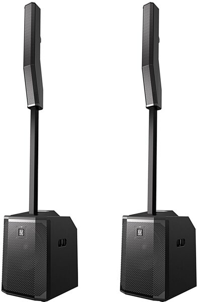 Electro-Voice EVOLVE 50 Powered Column PA System, Black, Pair, Pair