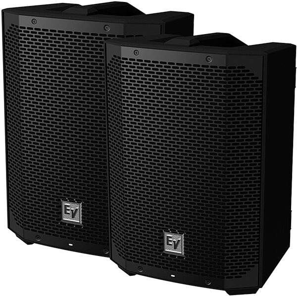 Electro-Voice EVERSE 8 Battery-Powered PA Speaker, Black, Pair, pack