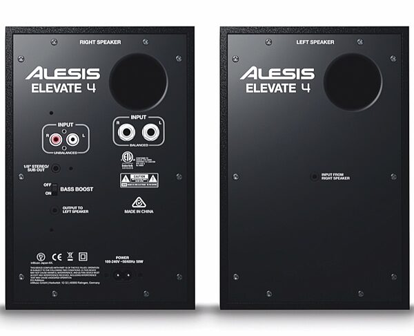 Alesis Elevate 4 Active Studio Monitors, Alt