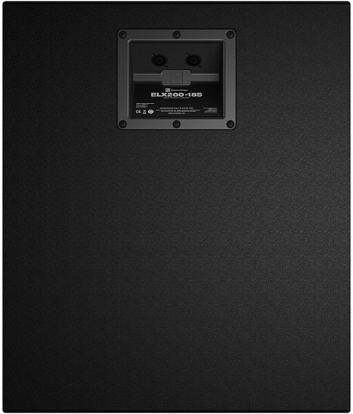 Electro-Voice ELX200-18S Passive, Unpowered Subwoofer (1x18"), Black, Single Speaker, Rear