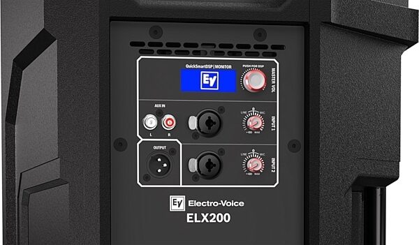 Electro-Voice ELX200-12P Powered Speaker (1200 Watts), Black, Single Speaker, Blemished, view