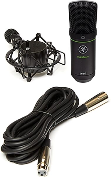 Mackie EM-91C Large-Diaphragm Condenser Microphone, New, Action Position Back