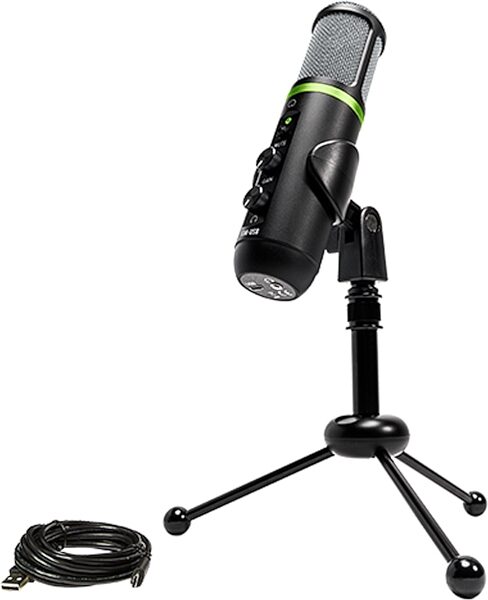 Mackie EleMent EM-USB USB Condenser Microphone, Black, Accessories Included