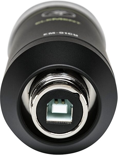 Mackie EleMent EM-91CU Large-Diaphragm Condenser USB Microphone, New, Detail Side