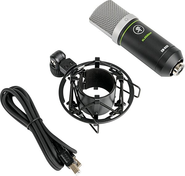 Mackie EleMent EM-91CU Large-Diaphragm Condenser USB Microphone, New, Detail Front