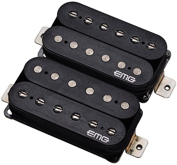 EMG Retro Active Super 77 Electric Guitar Pickup Set, Black, Main