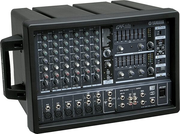 Yamaha EMX68S 6-Channel Powered Mixer, Main