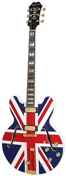 Epiphone Limited Edition Union Jack Sheraton Electric Guitar (with Case), Main