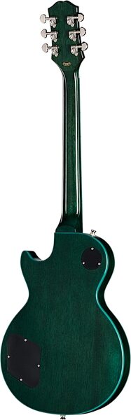 Epiphone Exclusive Inspired by Gibson Les Paul Custom Widow Electric Guitar (with Gig Bag), Peacock, Action Position Back