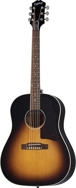 Epiphone Slash J-45 Acoustic-Electric Guitar (with Case), November Burst, Action Position Back