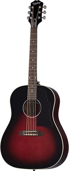 Epiphone Slash J-45 Acoustic-Electric Guitar (with Case), Vermillion Burst, Scratch and Dent, Action Position Back