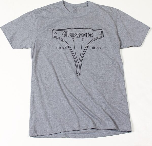 Epiphone Gray Vintage Badge T-Shirt, Action Position Front