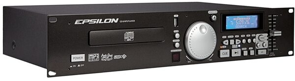 Epsilon CDUSB-1000 Dual Rackmount CD Player, Angle