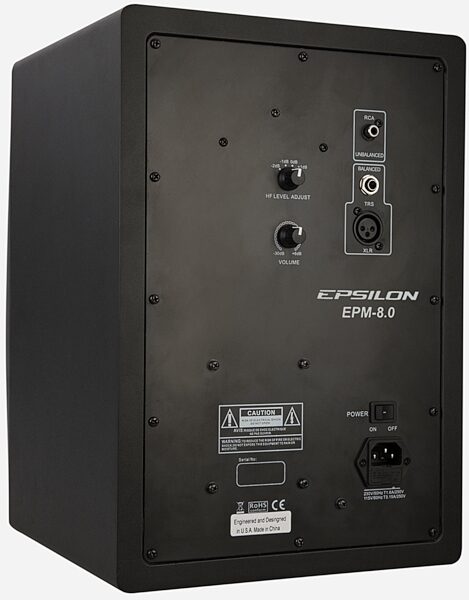 Epsilon EPM-8.0 Studio Monitor, Back Angle