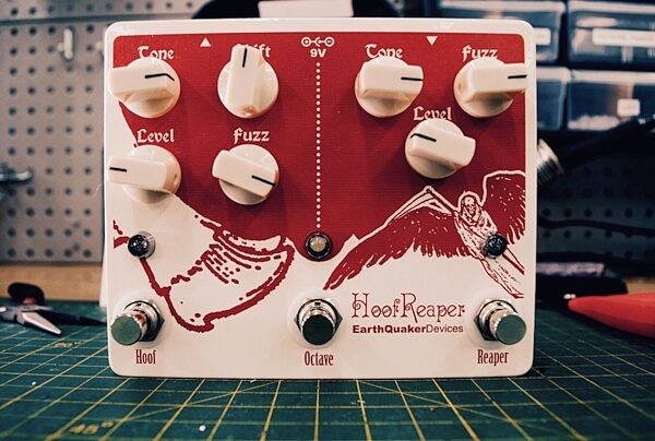EarthQuaker Devices Hoof Reaper Dual Fuzz Pedal, glam