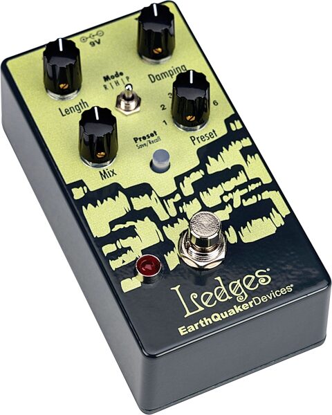 EarthQuaker Devices Ledges Tri Dimensional Reverb Pedal, New, Main with all components Front