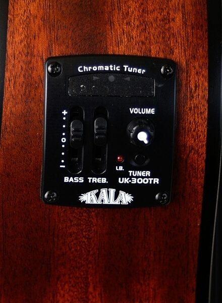 Kala Rumbler U-BASS Acoustic-Electric Ukulele Bass (with Gig Bag), Electronics