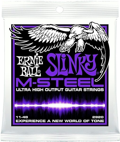 Ernie Ball M-Steel Power Slinky Guitar Strings, Main